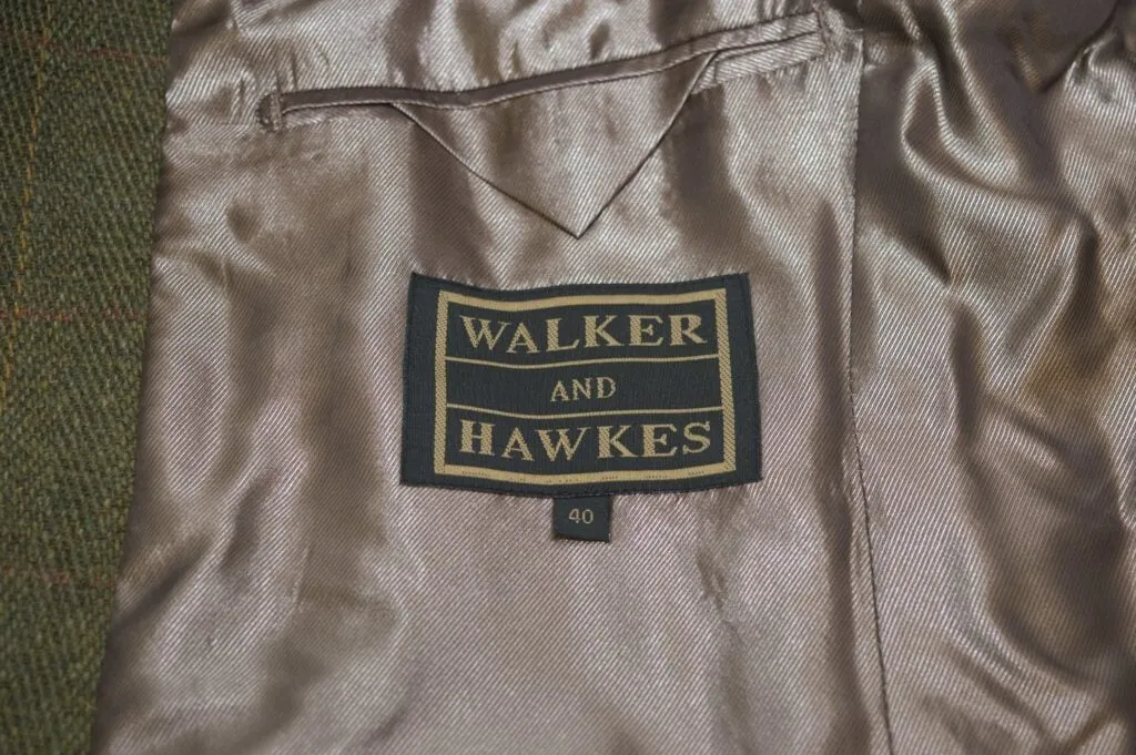 Windsor mens blazer, tweed, mørk grøn