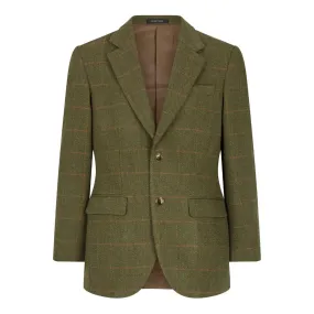 Windsor mens blazer, tweed, mørk grøn