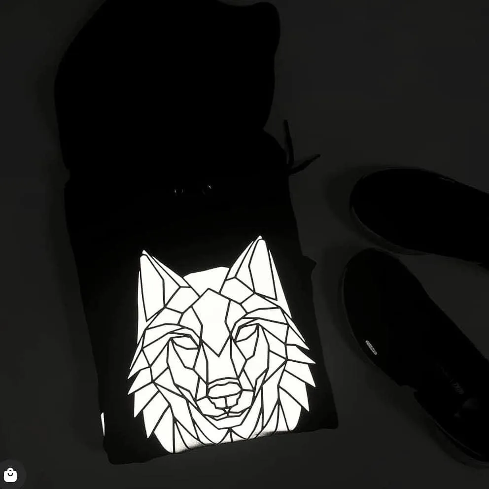 Wolf Reflective Hoodie