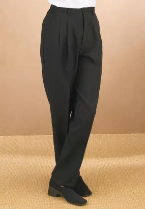 Women's Black Pleated Pants