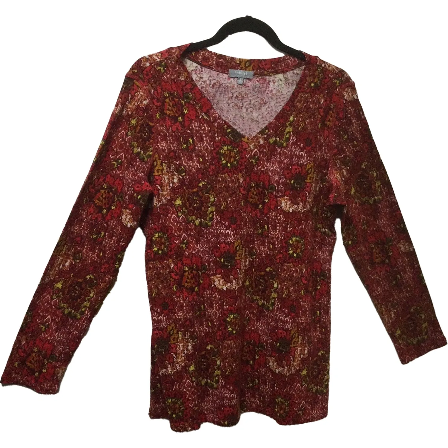 Women's Habitat Cozy Rib V-Neck Tunic Apple