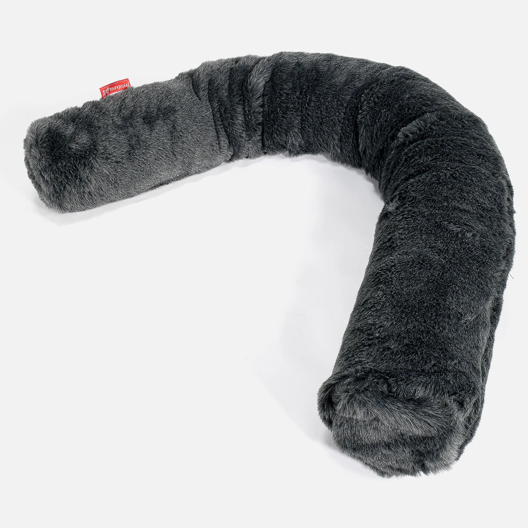 XXL Cuddle Cushion - Faux Fur Sheepskin Black